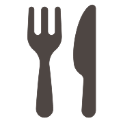 フォークとナイフのアイコン