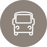 バスでお越しの方のアイコン